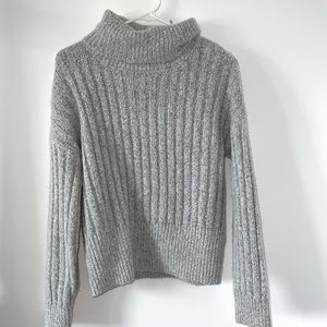 Grey turtle neck sweater